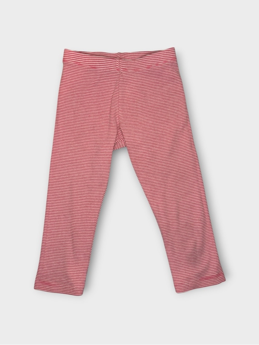Tea Collection Pinstripe Cropped Pink Leggings